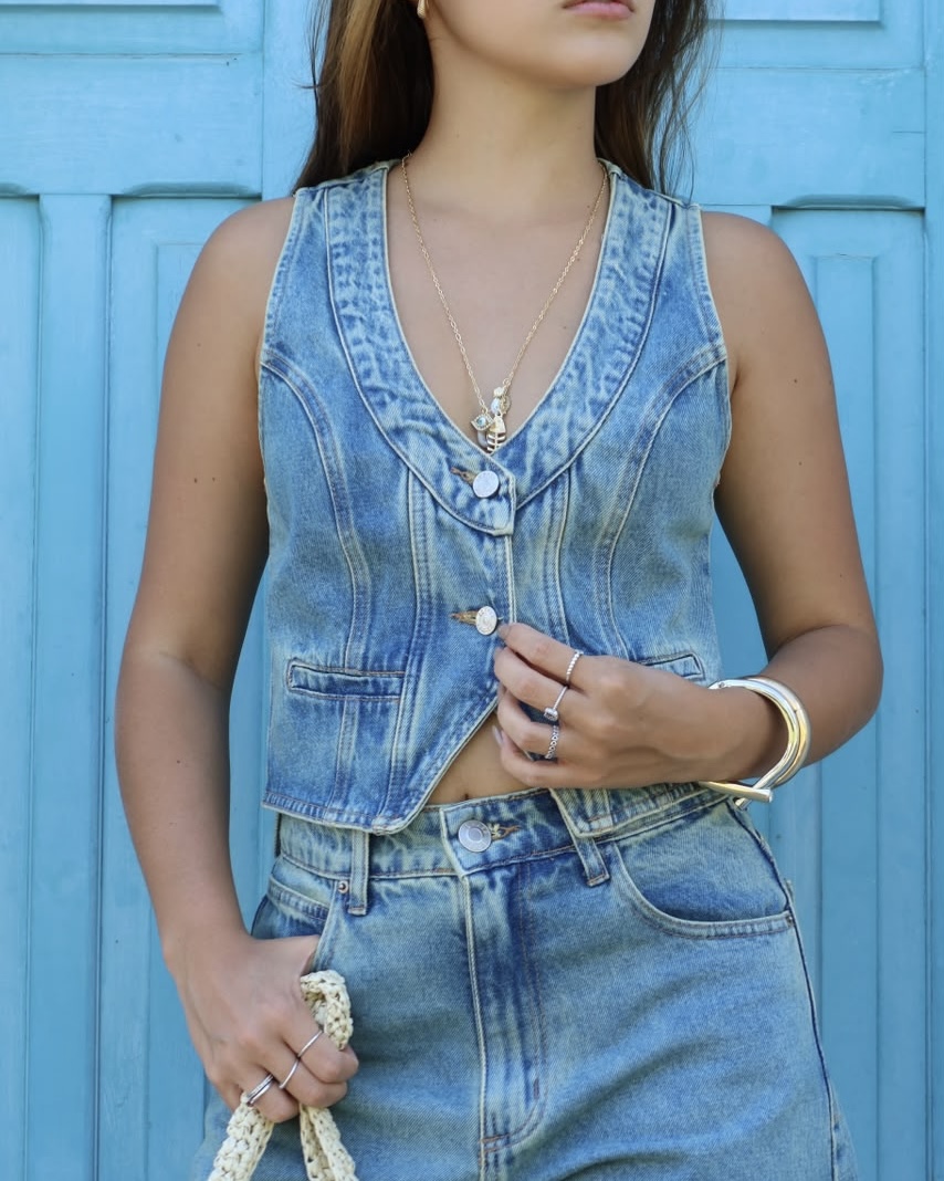 Colete Jeans Bia